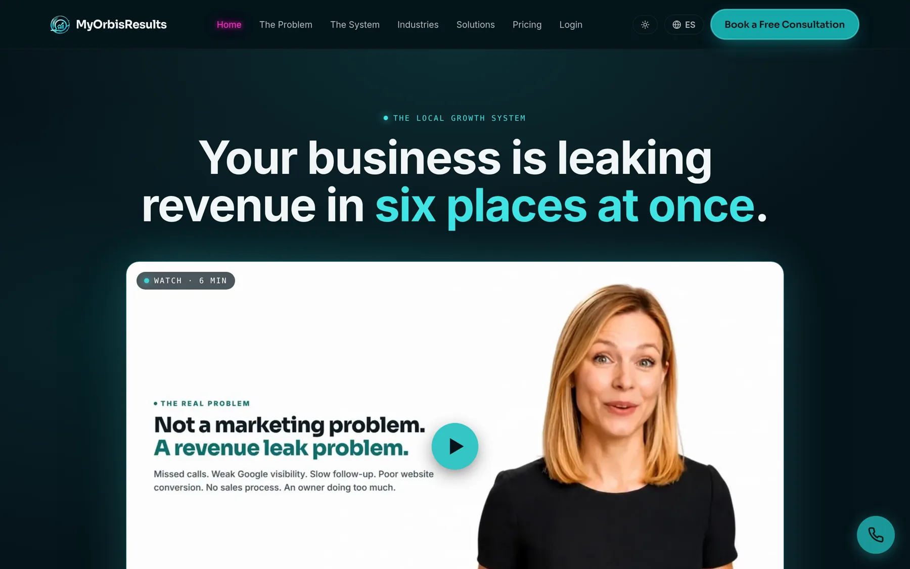 MyOrbisResults — homepage